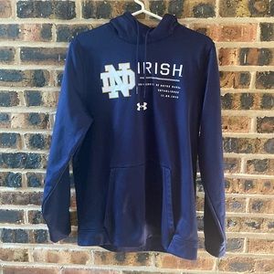 Under Armour Hoodie University of Notre Dame loose sweatshirt, Women’s M